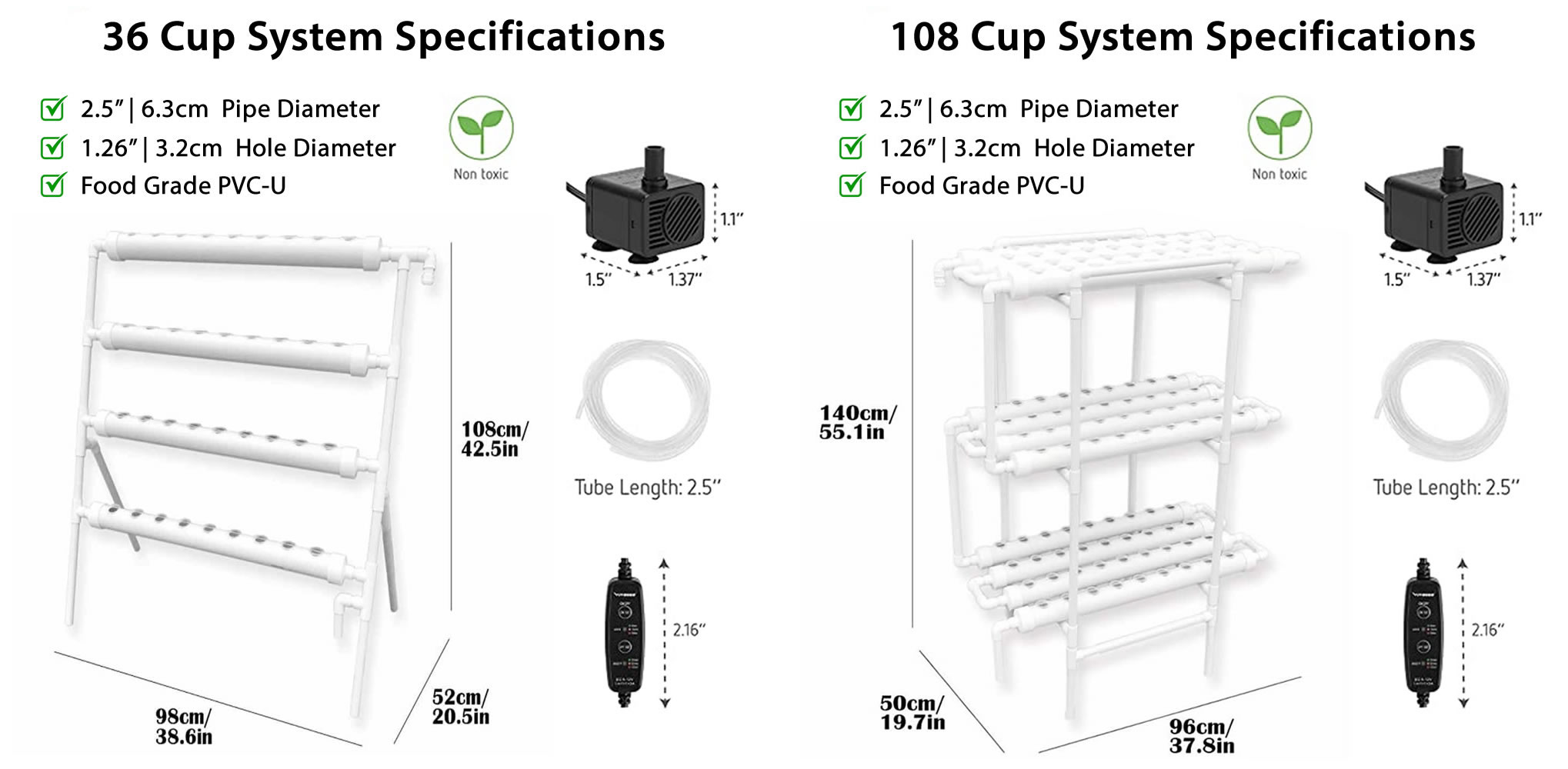 Home Hydroponic Kit - 36 Cup System: image 8