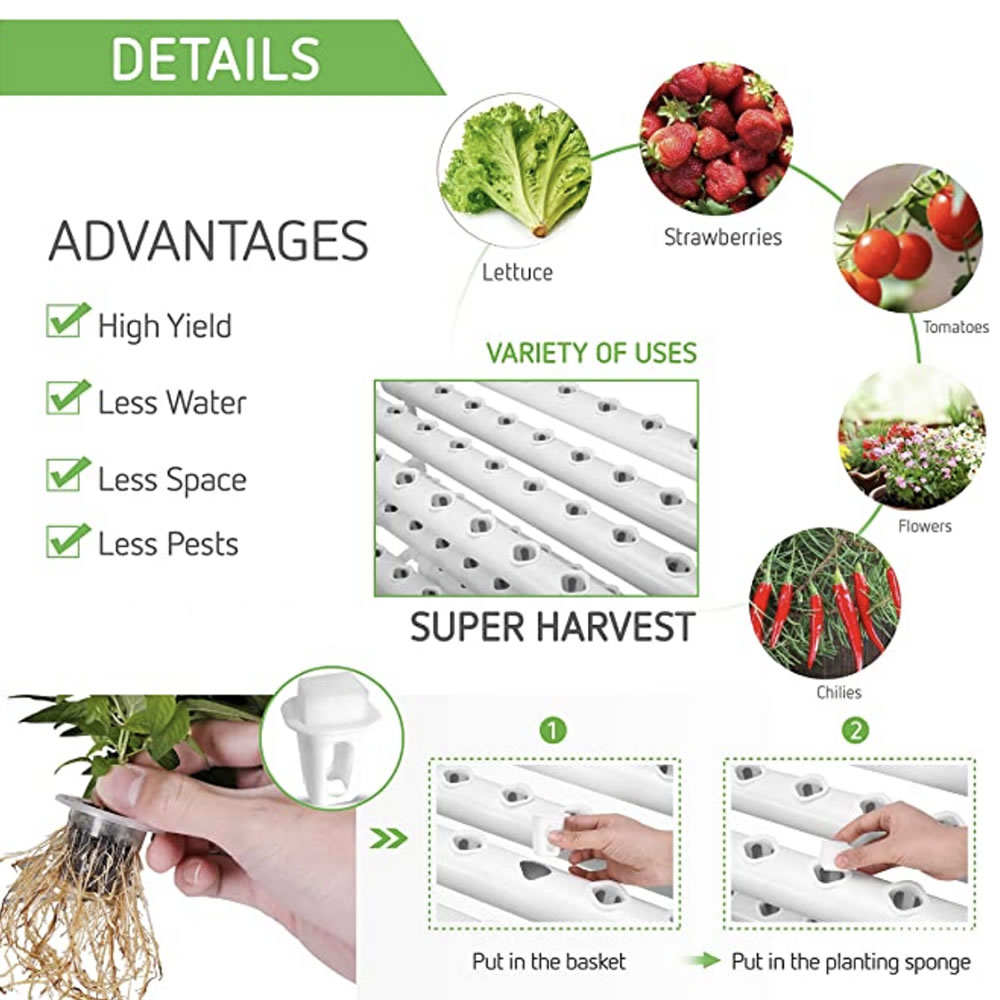 Home Hydroponic Kit - 36 Cup System: image 11