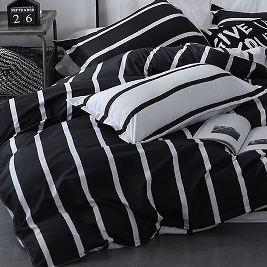 Black and White Bedding - Single 3 Piece Set: image 3