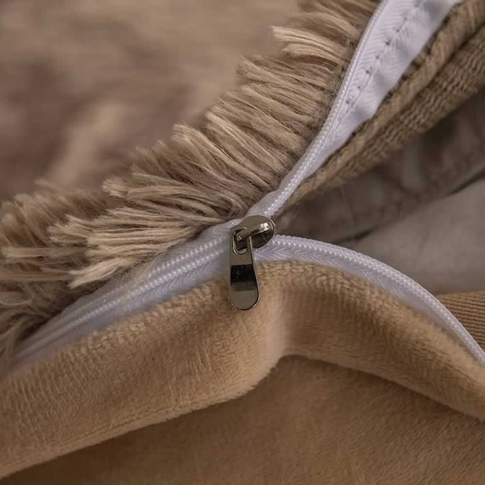 Faux Fur Comforter - EU King 4 Piece Set: image 9