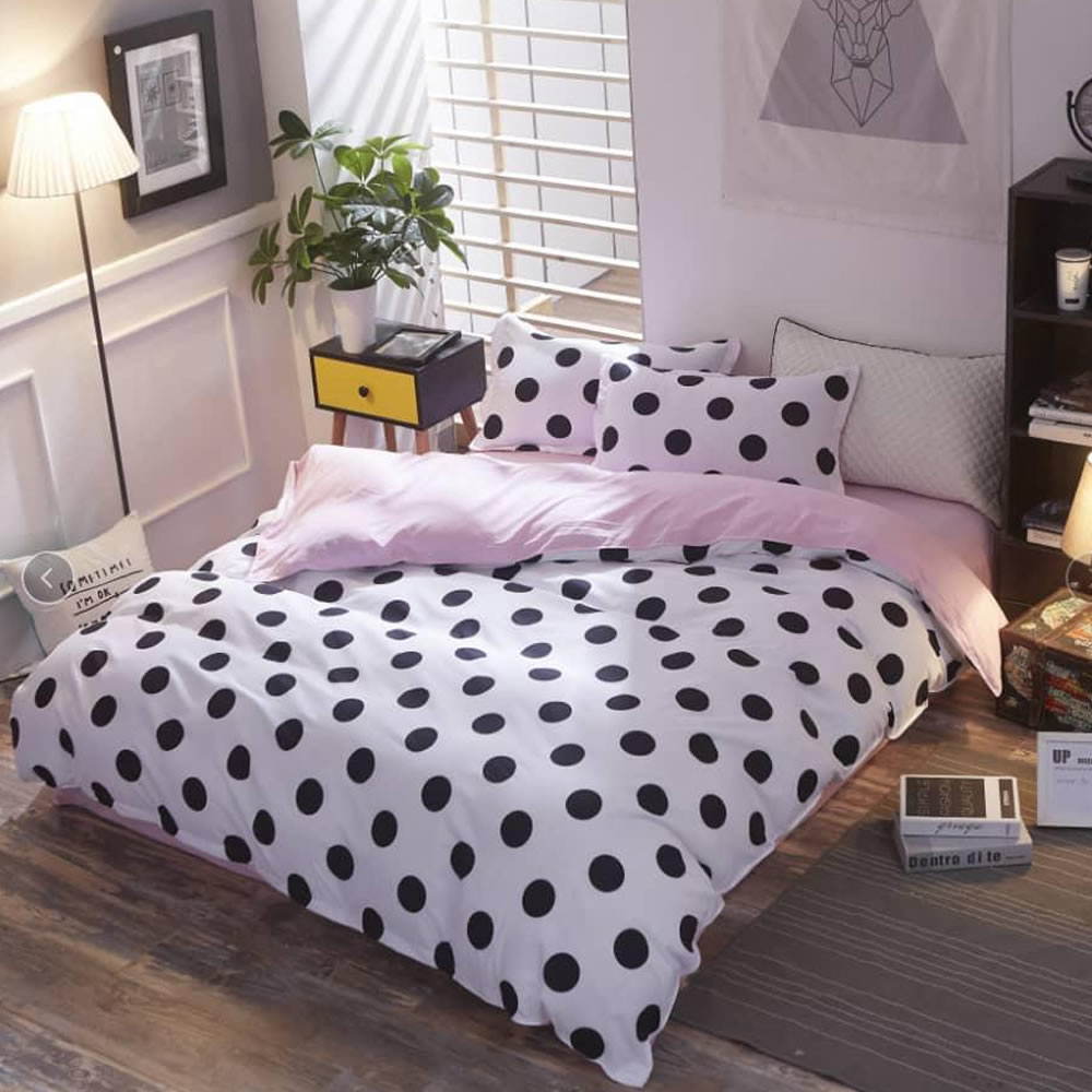 Polka Dot Sheets - Queen 4 Piece Set