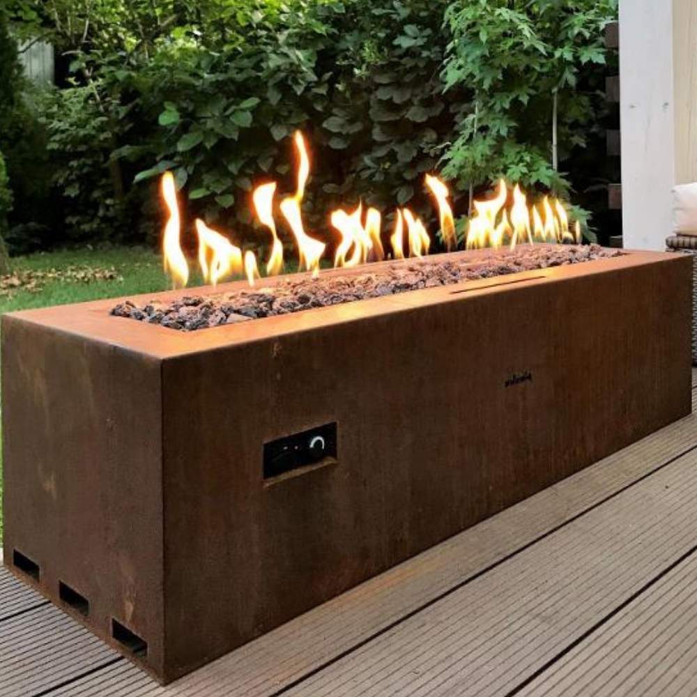 Corten Steel Gas Fire Pit: image 15