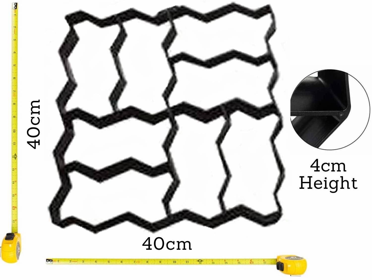 Paver Mould - Hexagon 29cm x 28cm: image 5