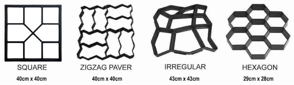 Paver Mould - Hexagon 29cm x 28cm: image 6