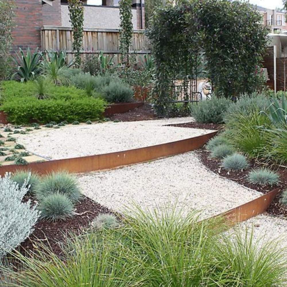 Corten Steel Garden Edge - 100mm Face Height (per m): image 5