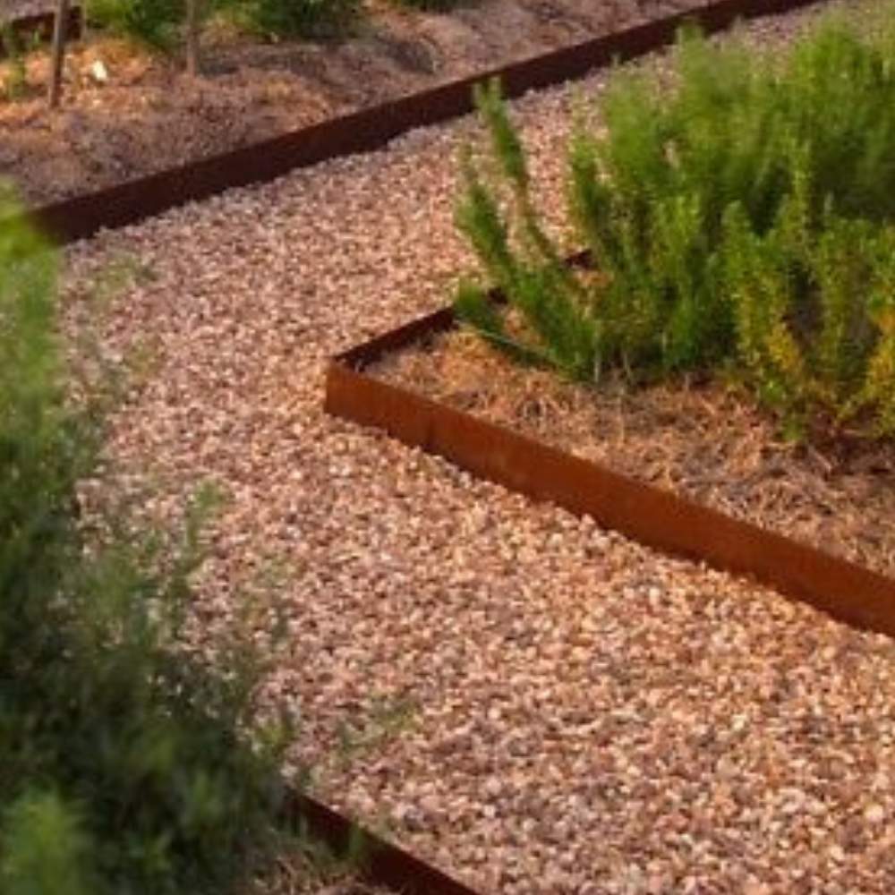 Corten Steel Garden Edge - 100mm Face Height (per m): image 8