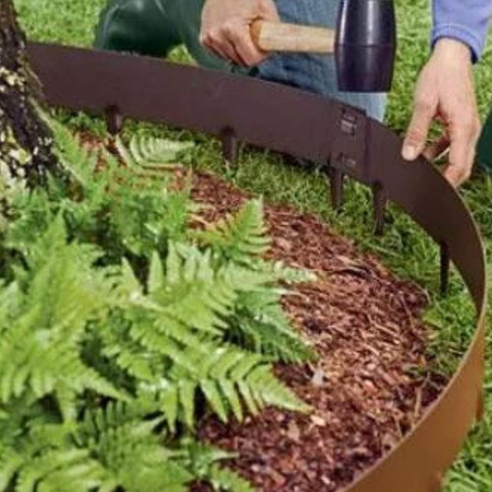 Corten Steel Garden Edge - 100mm Face Height (per m)
