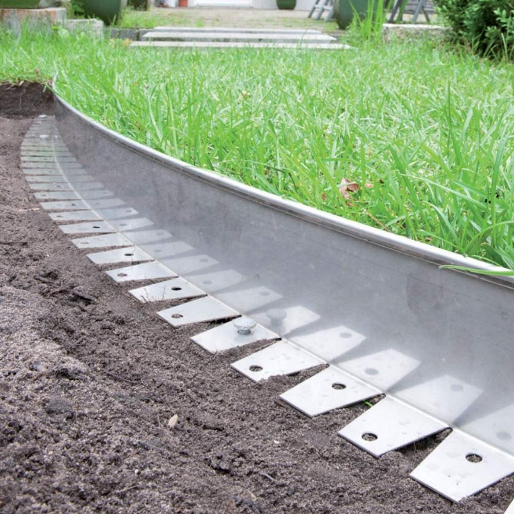 Stainless Steel Garden Edge - 50mm Face Height (per m): image 5