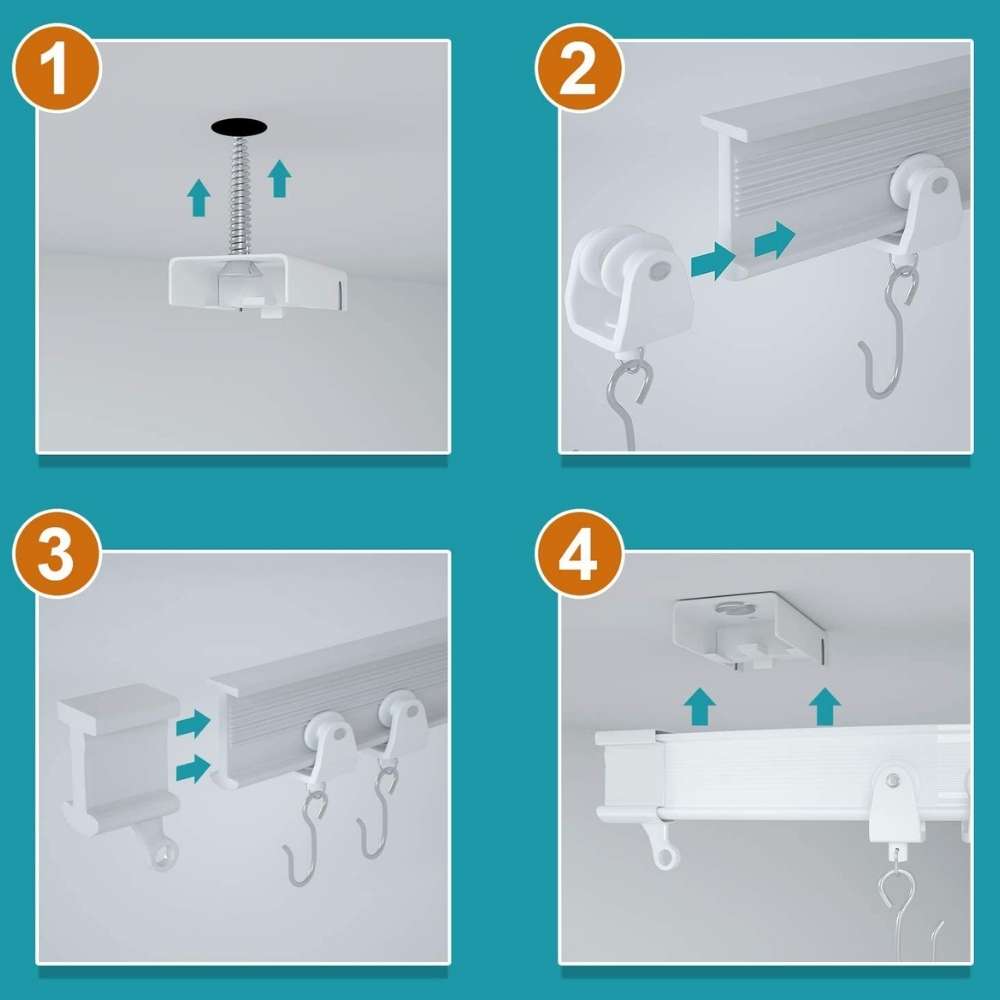 Ceiling Curtain Track: image 15