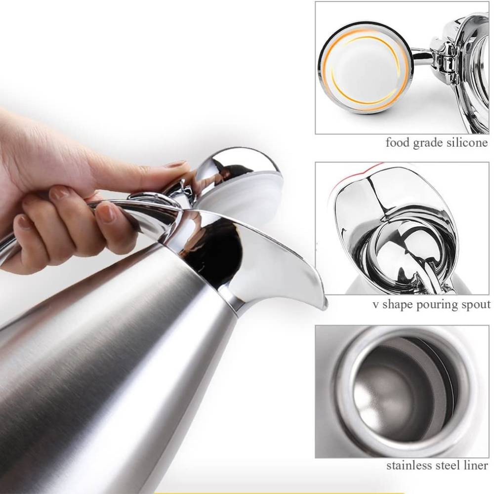 Stainless Steel Thermos Jug - Blue: image 3
