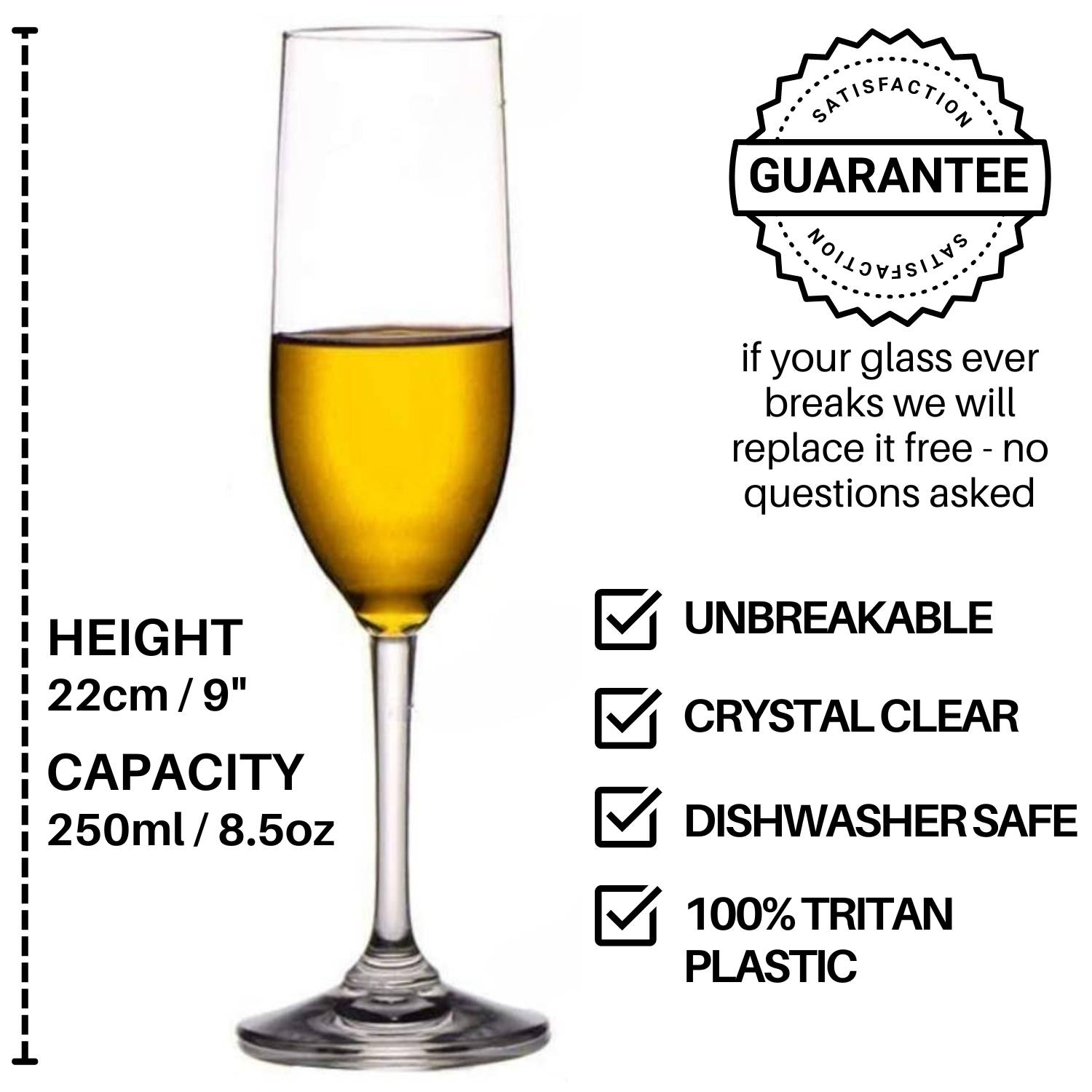 Plastic Champagne Glasses: image 2