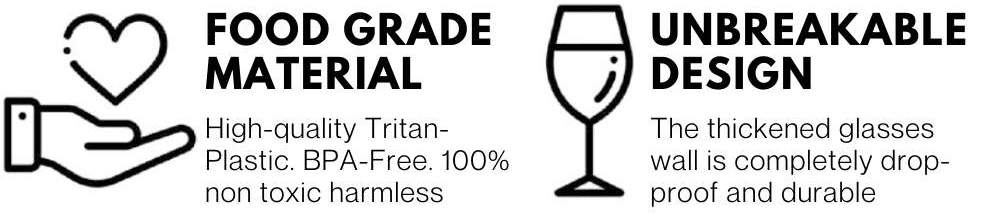 Unbreakable Stemless Wine Glasses: image 7