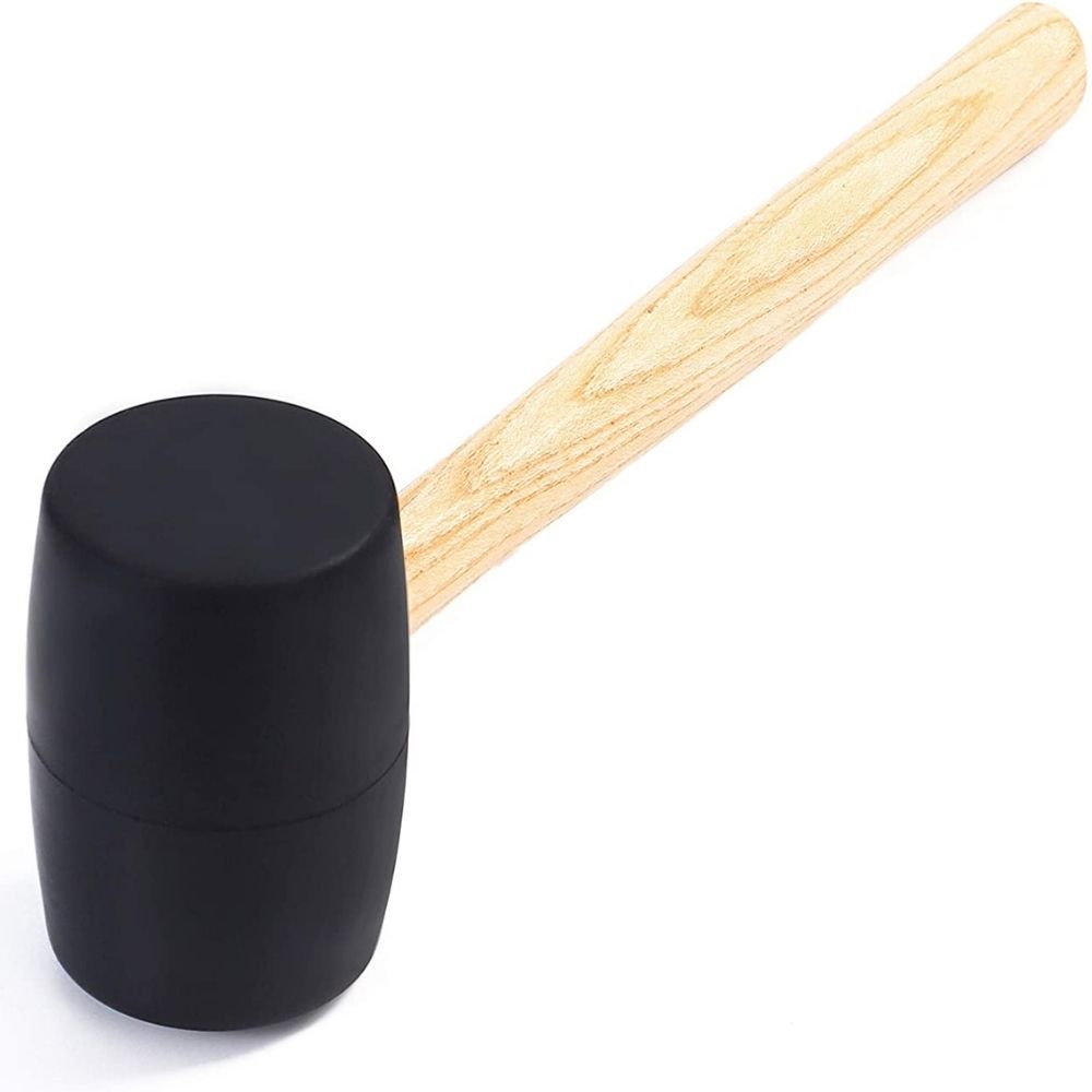 Rubber Mallet With Wood Handle (For Garden Edging Spikes): image 3