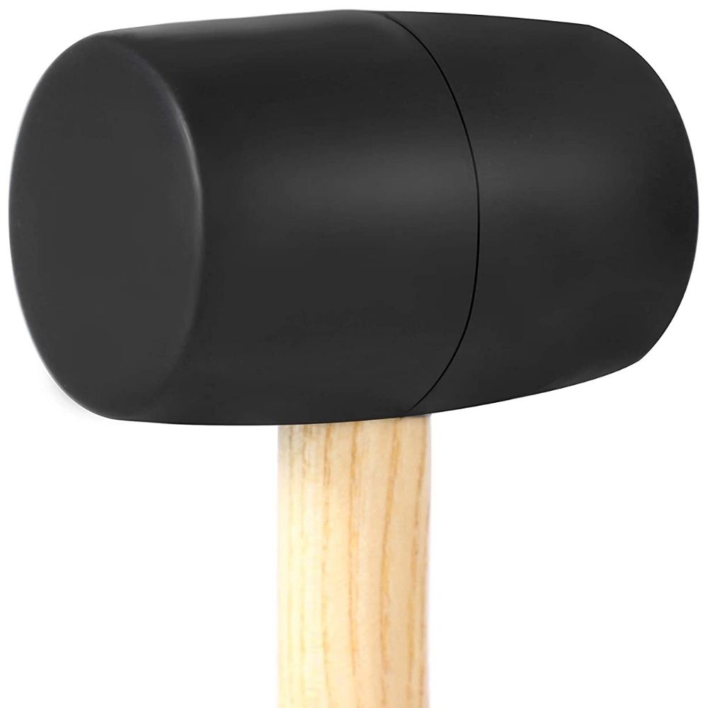 Rubber Mallet With Wood Handle (For Garden Edging Spikes): image 4