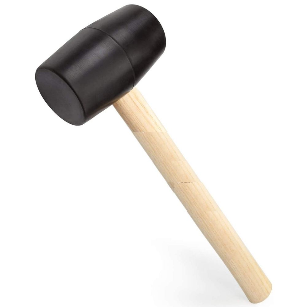Rubber Mallet With Wood Handle (For Garden Edging Spikes): image 5